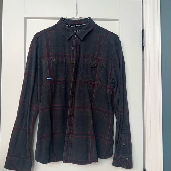 KAVU Men's Juan Short Sleeve Button-Down Shirt - Organic Cotton, Casual Fit, Fun Prints, Chest Pocket - View #12